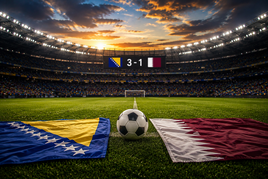 Bosnia & Herzegovina 3–1 Qatar: Fifa World Cup 2026 Match Report