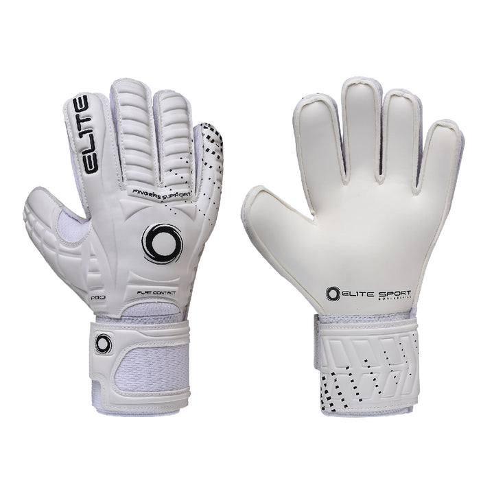 Elite Sport Warrior White Goalkeeper Gloves Kids