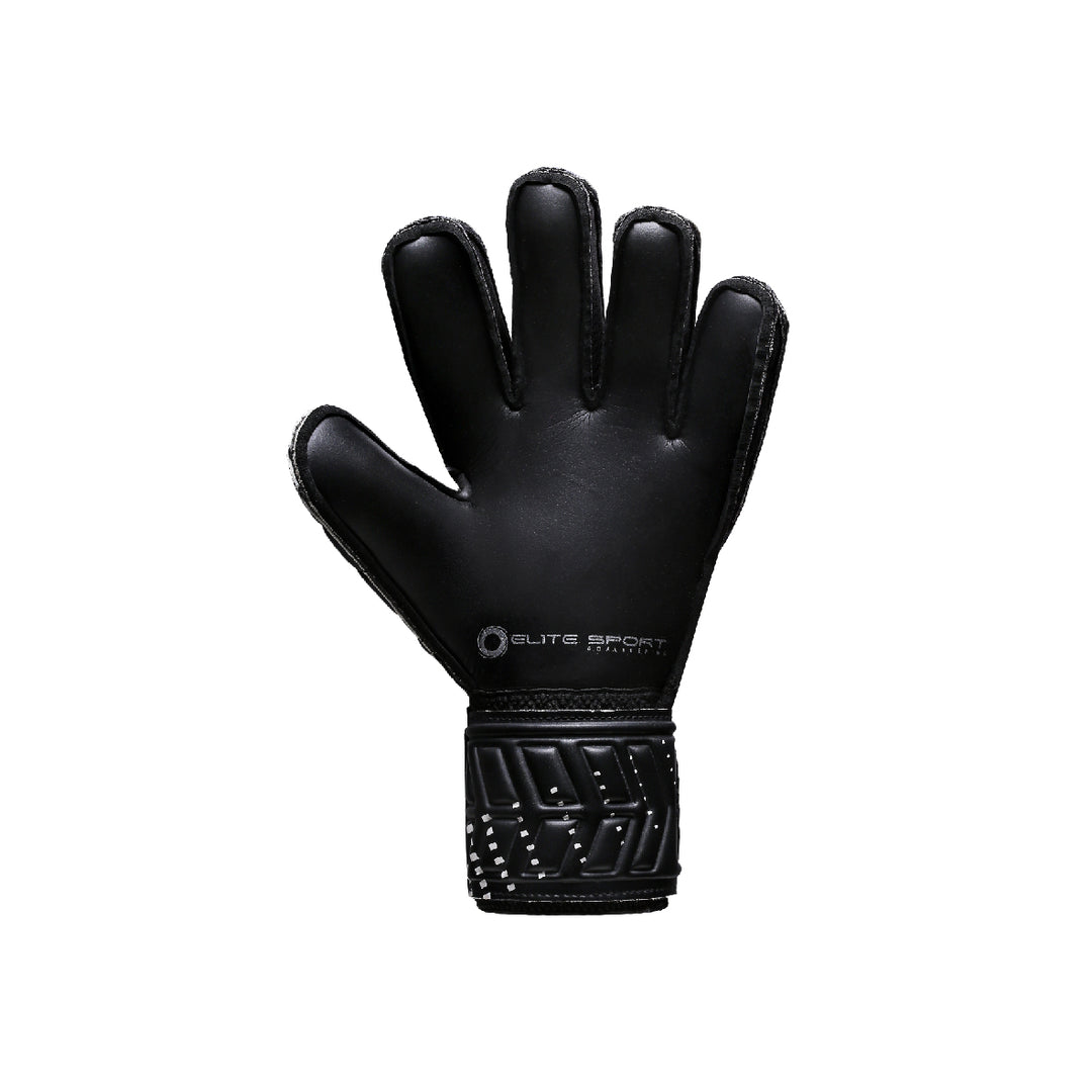 Elite Sport Warrior Black Goalkeeper Gloves Kids
