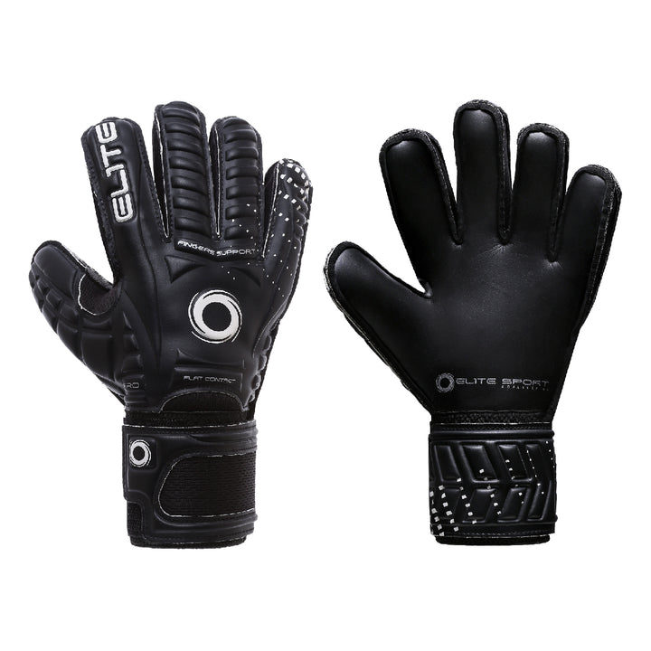 Elite Sport Warrior Black Goalkeeper Gloves Kids